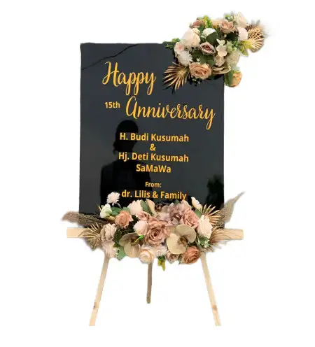 Papan Bunga Akrilik Bencongan Indah