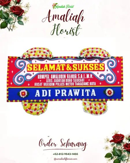 Papan Bunga Ucapan Selamat Bencongan Indah